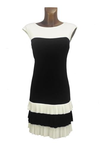 Dámské šaty FLOTA černá/bílá vel. 40