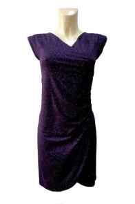 Mika zavinovací šaty Flitry violet