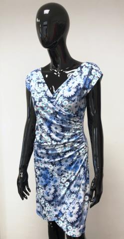 Mika zavinovací šaty Kamelia modrá velikost XL