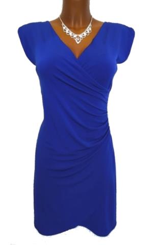 Mika MAXI zavinovací šaty UNI královská modrá  36