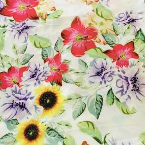 Šatová látka SLUNÉČKO, silky - š. 150 cm