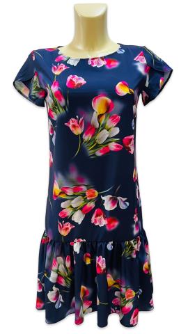 Dámské šaty SOFIE silky Tulipánový puket vel.40